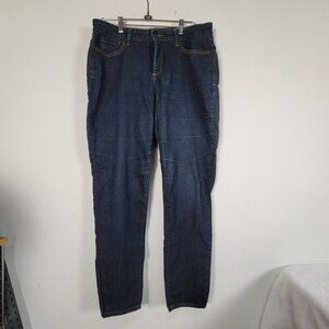 NYDJ Womens Super Skinny Jeans Size 12 Dark Wash Blue Stretch High Rise Casual